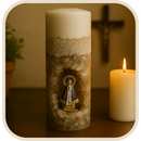 Vela Esculpida Nossa Senhora Aparecida - Chamas da Alma®