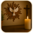 Divino Espirito Santo de Parede 50x50cm®