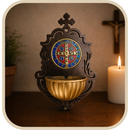 Porta Água Benta Medalha de São Bento®