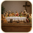 Imagem Santa Ceia 27cm Resina - Decoração com Fé®