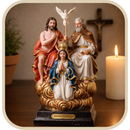 Imagem Divino Pai Eterno 20cm Resina - Decoração com Fé®