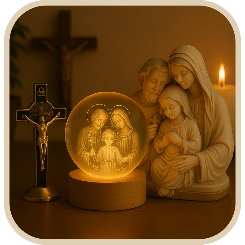 Kit Devoção Sagrada Família  - Lar com Fé®