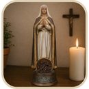 Imagem Nossa Senhora do Café 20cm Resina - Decoração com Fé®